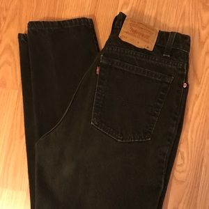 Vintage Levi’s 512 Black Size 11 Slim Fit Tapered